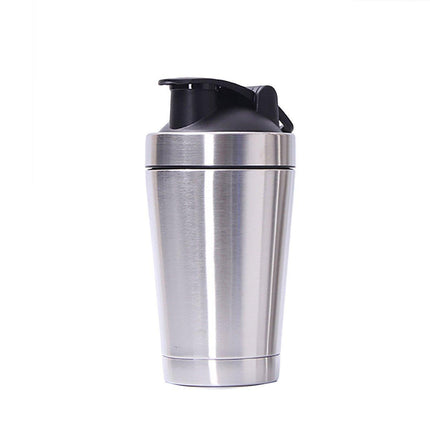 500/750ML Stainless Steel Protein Blender Shaker Cup Bottle Mixed Water Sport - 750ml.