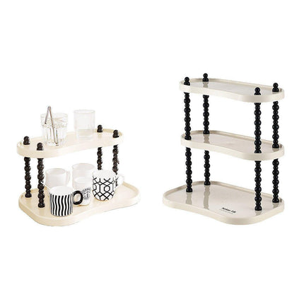 Cup Rack Mug Display Shelf Kitchen Organizer Bar Mug Holder Storage Stand - 3-Layer.