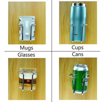 2pcs Cup Stainless Steel Boat Drink Holder Ring Holders Marine Car Truck Yacht.