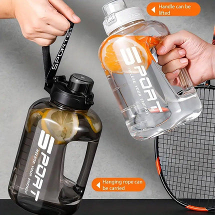 Large Capacity Water Cup Fitness Sports Water Bottle for Gym Outdoor Activities - Pink.