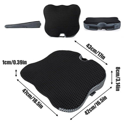 Universal Memory Foam Seat Cushion for Car Office and Home Chair Use.
