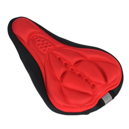 Thick Silicone Bike Seat Cover Comfort Gel Cycling Bicycle Saddle Cushion Pad - Set of 4 Colours.