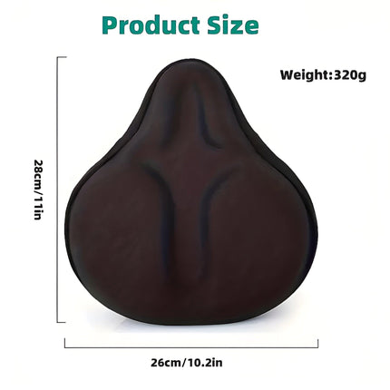 Soft Silicone Bicycle Seat Cover Comfortable Mountain Bike Cushion Thickened.