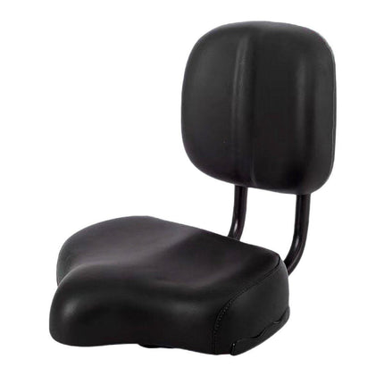 Electric Bicycle Tricycle Seat With Backrest Adjustable Comfortable Bike Seat - Grey.