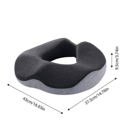 Memory Foam Seat Cushion Breathable Comfort Pad for Office Chair.