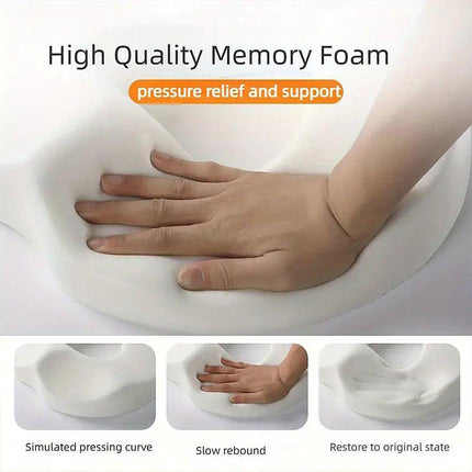 Memory Foam Seat Cushion Breathable Comfort Pad for Office Chair.