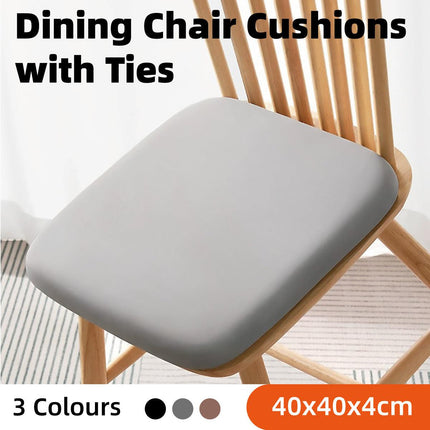 Seat Cushion Memory Foam Office Chair Pad Bottom Support for Stool Dining Chair - Grey.