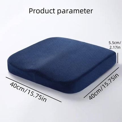 Square Seat Cushion Office Car Chair Cushion Comfort Support for Long Sitting.