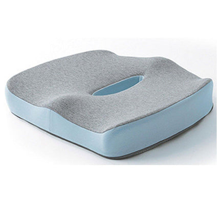 Memory Foam Seat Cushion for Office and Travel Support with Ergonomic Design - Pink.
