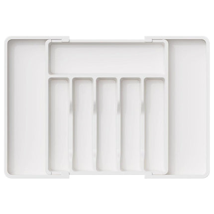 Portable Tableware Storage Box Telescopic Household Storage Tray Organizer.