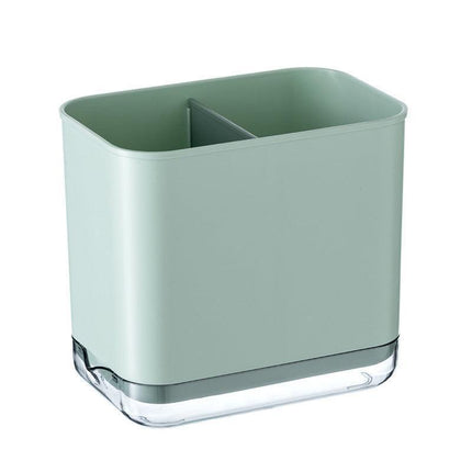 Cutlery Drainer Basket Multifunctional Storage Holder Box Spoon Drain Rack - Blue.