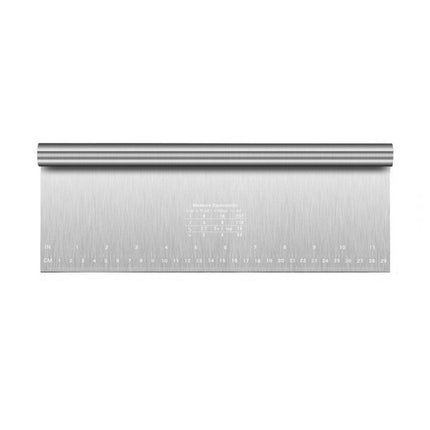 Stainless Steel Dough Cutter Knife Measurement Scraper Pastry Baking Tool - 15cm.