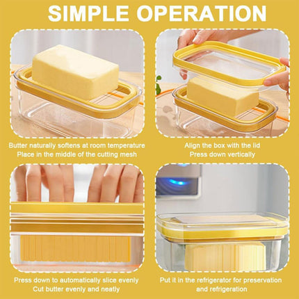 With Lid Butter Cutting Box Slicers Case Cheese Slicers Butter Dish Box.