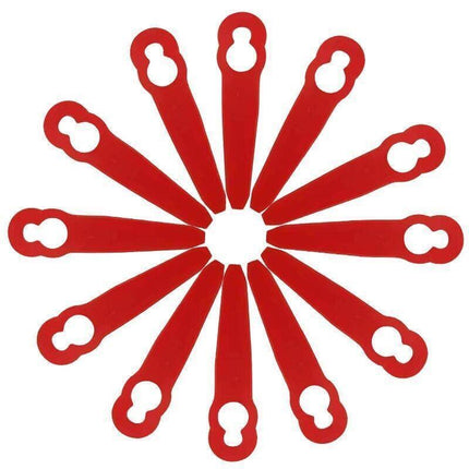Grass Trimmer Plastic Blades Part Cutter Replace Acc Crop For Ozito Bosh Kuller - 100PCS.
