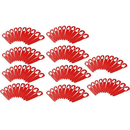 Grass Trimmer Plastic Blades Part Cutter Replace Acc Crop For Ozito Bosh Kuller - 50PCS.