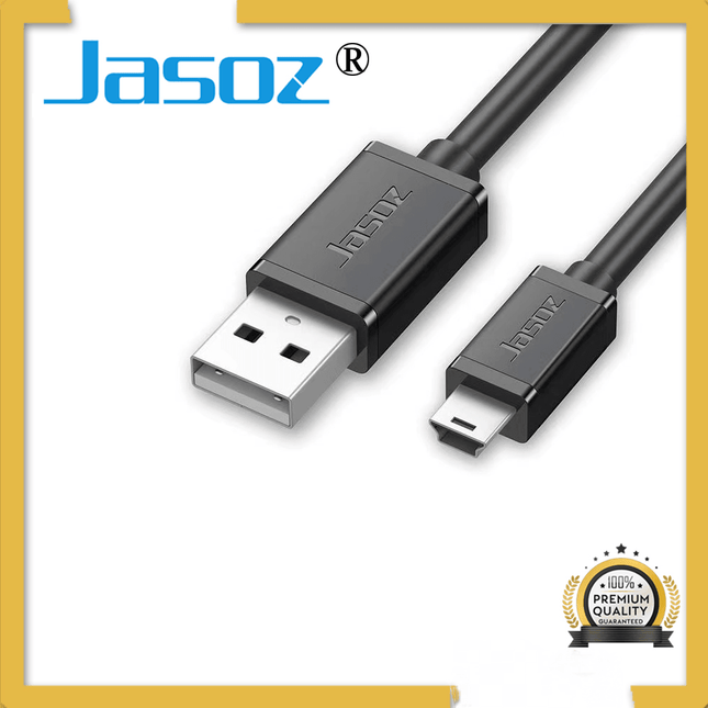 USB 2.0 to Mini USB 5Pin Data Charging Cable 1.5m for Camera HDD Dash Cam.