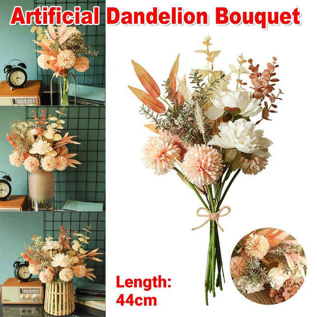 Home Decor Fake Flower Bouquet Artificial Flowers Living Room Wedding Decoration.