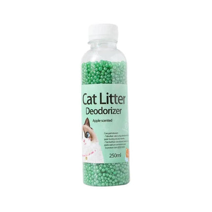 High Adsorption Cat Litter Deodorant Beads 250ml Long Lasting Odor Eliminator - Blue.