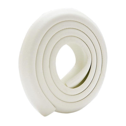 Foam Edge Guard Strip for Desks and Tables with Corner Protector Bumper Tape - Brown.
