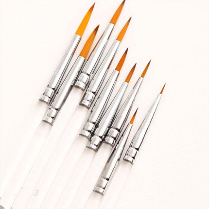 6X Extra Fine Detail Paint Brushes Art Miniatures Model Maker.