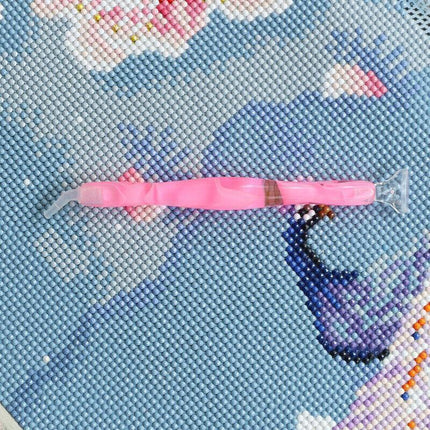 5D Resin Diamond Painting Pen Resin Point Drill Pens Cross Stitch Diy Craft Art - Pink.
