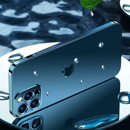 Purple For iPhone 13 12 11 Pro Max Case Thin Matte Ultra Slim Shockproof Clear Cover - iPhone 13 Mini.