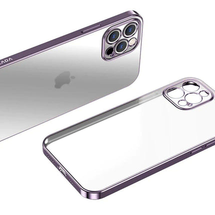 Purple For iPhone 13 12 11 Pro Max Case Thin Matte Ultra Slim Shockproof Clear Cover - iPhone 13 Mini.