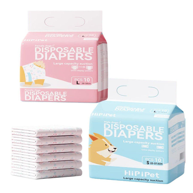 Dog Physiological Pants Pet Diaper Underwear for Hygiene and Incontinence Management - Male - XL.