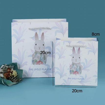 25x Creative Cartoon Animal Gift Bags Cute Birthday Party Favors Tote Paper Bags - Dinosaur-Paradise-25pcs-M.