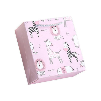 25x Creative Cartoon Animal Gift Bags Cute Birthday Party Favors Tote Paper Bags - Dinosaur-Paradise-25pcs-M.
