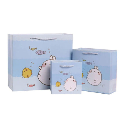 25x Creative Cartoon Animal Gift Bags Cute Birthday Party Favors Tote Paper Bags - Dinosaur-Paradise-25pcs-M.