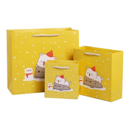 25x Creative Cartoon Animal Gift Bags Cute Birthday Party Favors Tote Paper Bags - Dinosaur-Paradise-25pcs-M.