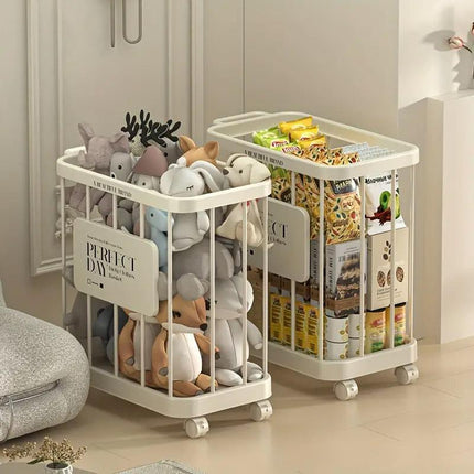 Removable Laundry Basket Clothes Organizer Household Storage Bin with Shelving.