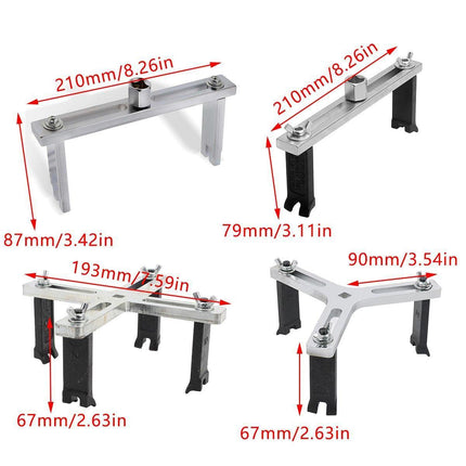 Adjustable Universal Fuel Tank Cover Removal Tool 3 Claws Gasoline Pump Wrench - Four-Grasp.