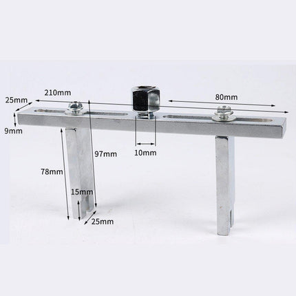 Adjustable Universal Fuel Tank Cover Removal Tool 3 Claws Gasoline Pump Wrench - Four-Grasp.