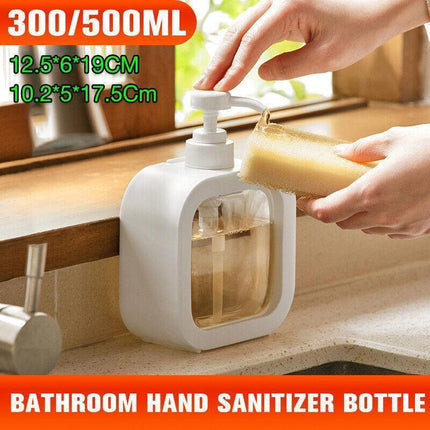 Plastic Pump Bottles For Bathroom Soap Shampoo Cream Lotion Dispenser Bottling - 500ML.