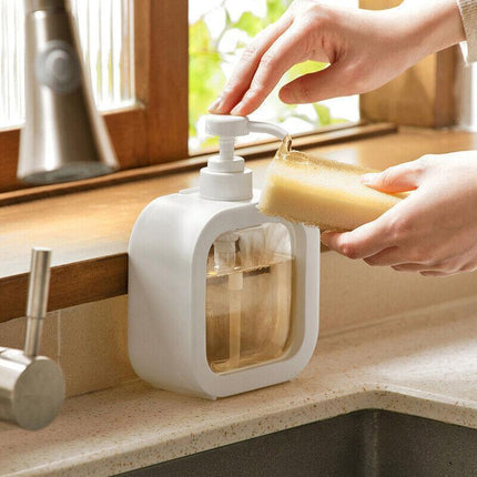 Plastic Pump Bottles For Bathroom Soap Shampoo Cream Lotion Dispenser Bottling - 500ML.