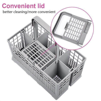 Universal Dishwasher Cutlery Basket Suits For Many Brands 240Mm X 135Mm X 122Mm.