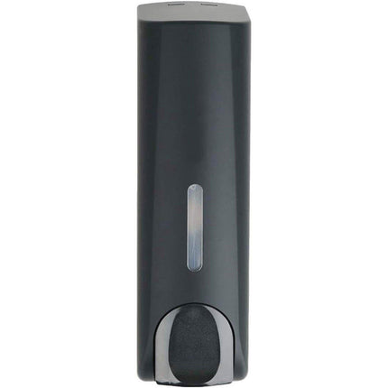 Hotel Wall Mounted Soap Dispenser Bathroom Shampoo Shower Gel Hand Soap Box - White-Single.