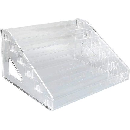 6/7 Layer Nail Polish Storage Box Multi Layer Clear Display Rack Organizer Stand - 6-Tier.
