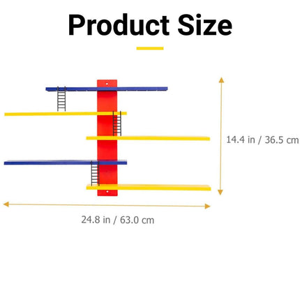 Multi Layer Wall Display Rack Step Shelf for Toys Dolls Desk Room Office Decor.