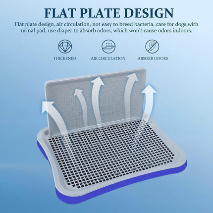 Pet Potty Training Pad Small And Medium-sized Dog Toilet Urinal Pee Tray - Black.