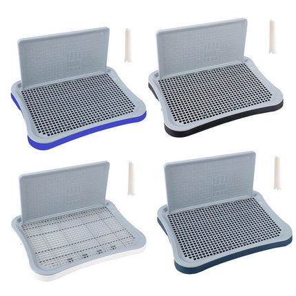 Pet Potty Training Pad Small And Medium-sized Dog Toilet Urinal Pee Tray - Blue.