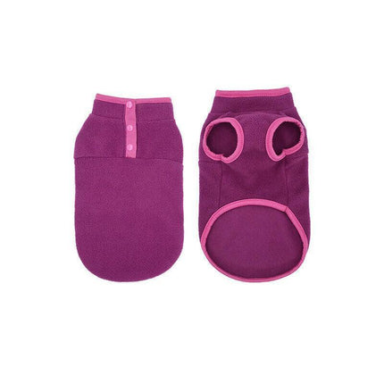 XL Pet Dog Puppy Winter Warm Fleece Jumper Vest Coat Jacket Apparel Clothes - Pink.