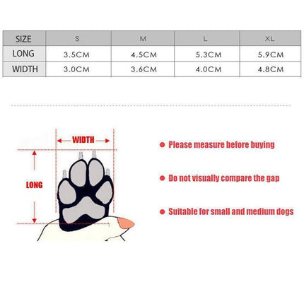4Pcs XL Size Anti Slip Waterproof Protective Dog Shoes Rain Boots Pet Socks Booties - Green.