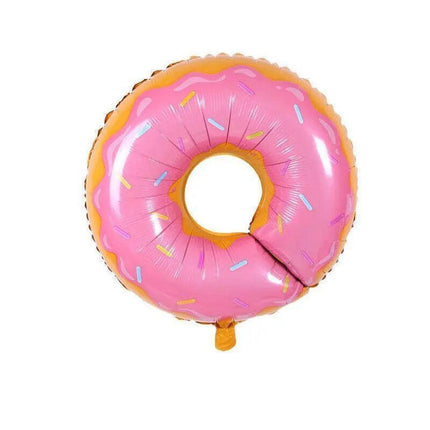 Donut Foil Balloon 75Cm Pink Green Spinkles Party Food Helium Quality Decoration - Green.