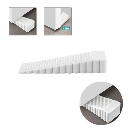 2Pcs Thick Rubber Wedge Door Stoppers Floor Carpet Heavy Duty Door Stop Security.