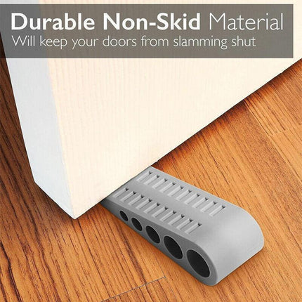 3Pcs Rubber Grip Wedge Door Stoppers Floor Carpet Heavy Duty Door Stop Security.