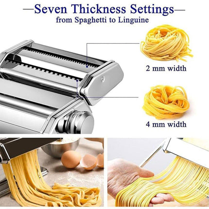 Manual Noodle Maker Dumpling Press Stainless Steel Noodle Machine Pasta Tool.