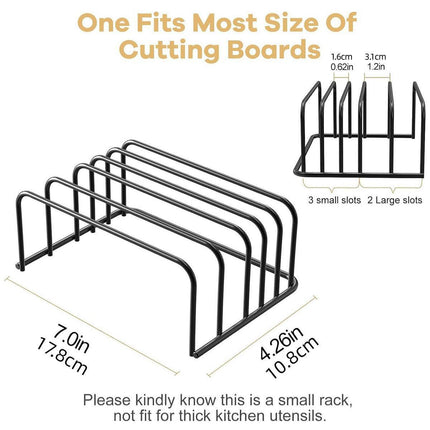 Home Kitchen Chopping Board Draining Rack Multifunction Storage Shelf Organizer.